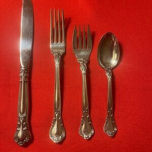 Chantilly by Gorham*Sterling Silver 4 piece place setting
